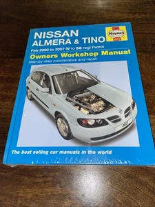 Haynes Manual 4612 NISSAN ALMERA & TINO 2000-2007 Petrol New - Picture 1 of 3