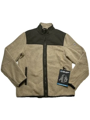 Chaqueta polar Kuhl Kfluence para hombre talla L avena/abeto verde calor ligero Foto 1 de 4