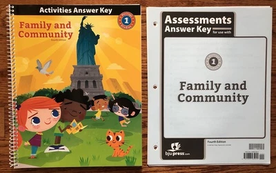 BJU Press Heritage Studies 1 Family and Community Activities Answer Key - Image 1 of 4