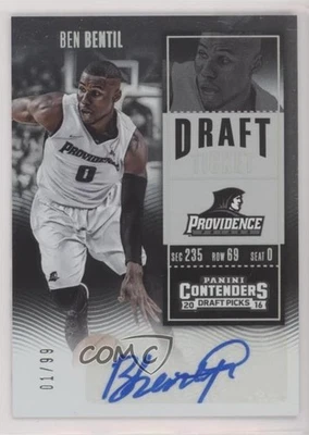 2016-17 Contenders Draft Picks College Variation Ticket /99 Ben Bentil Rookie RC - Image 1 of 2