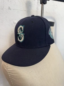 Ken Griffey Jr Seattle Mariners Number Retirement New Era Hat 6 7/8 54.9CM SMALL - Bild 1 von 3