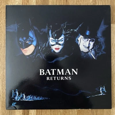 BATMAN RETURNS Laserdisc LD Widescreen edition Keaton DeVito 1992 Foto 1 de 3