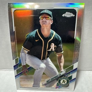 2021 Topps Chrome Baseball Matt Chapman Refractor #62 - Picture 1 of 2