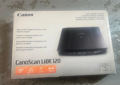  Canon Office Products LiDE120 Color Image Scanner 2400x4800 DPI New In Box - Image 1 of 2