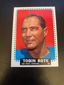1964 TOPPS FOOTBALL #171 TOBIN ROTE (SP)!! $1 SHIPPING!! - Picture 1 of 2