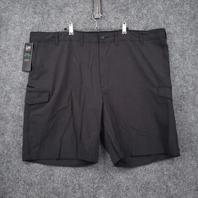NUEVO Pantalones Cortos Lee Cargo Para Hombres 50 Gris Grande Air Flow Performance Series Frente Plano Foto 1 de 4