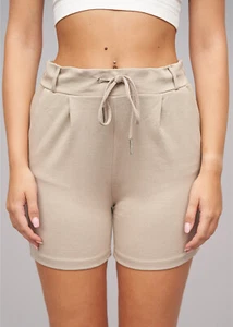 Pantaloncini corti donna Cloud5ive con 2 tasche e coulisse beige N24054004 - Foto 1 di 3
