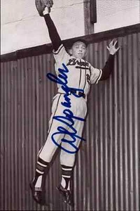 Al Spangler Signed 4x6 Photo Houston Colt .45s Astros Braves Chicago Cubs Angels - Picture 1 of 1