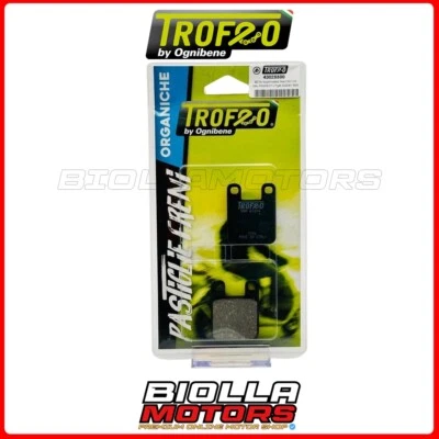 43028800 PASTIGLIE FRENO POSTERIORI TROFEO GILERA SMT SUPERMOTARD 50 2003 ORGANI - Immagine 1 di 4