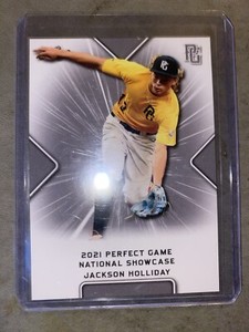 JACKSON HOLLIDAY 2021 LEAF PERFECT GAME NATIONAL SHOWCASE #46 ORIOLES (ROOKIE)