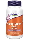 Now Foods ALPHA LIPOIC ACID 250 mg, 120 Veg Caps - Free Radical Scavenger