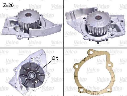 Bomba de agua VALEO para CITROEN BERLINGO C5 FIAT LANCIA PEUGEOT SUZUKI 96-15 1201C4 Foto 1 de 1