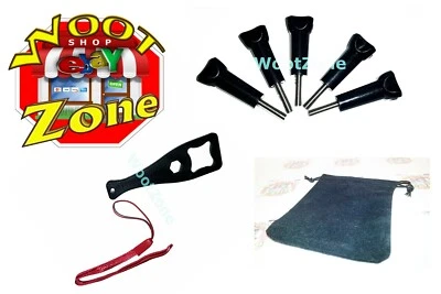 5x Long Bolt Nut Thumb Screw All GoPro Hero Victure Akaso Campark Apeman +Wrench - Image 1 of 4