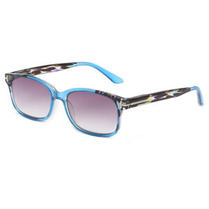 2 Units Square PC Gradient Gray Reading Glasses Outdoor Magnifier Sunglasses