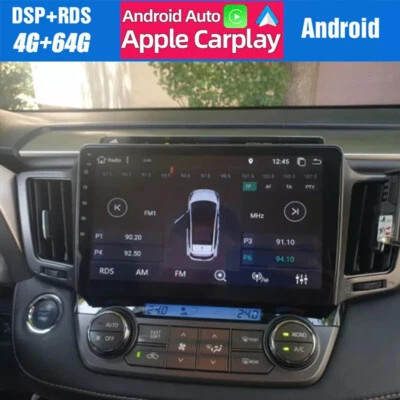 Radio estéreo para auto Apple Carplay GPS 4G+64G para Toyota RAV4 2013-2018 Android 13 Foto 1 de 4