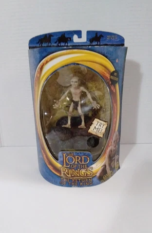 Lord of The Rings Return of The King Smeagol Gollum Talking Action Figure IOB Cover
