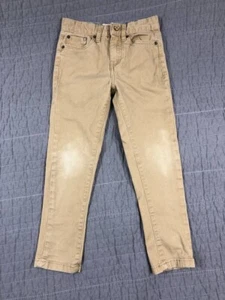 Lucky Brand Pants Youth Boy 6 Brown Stretch Adjustable Waist Authentic Skinny - Picture 1 of 24