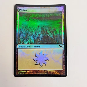 Magic the Gathering Magic the Gathering Shadowmoor: PLAINS Land FOIL (282) Casi Nuevo - Imagen 1 de 1