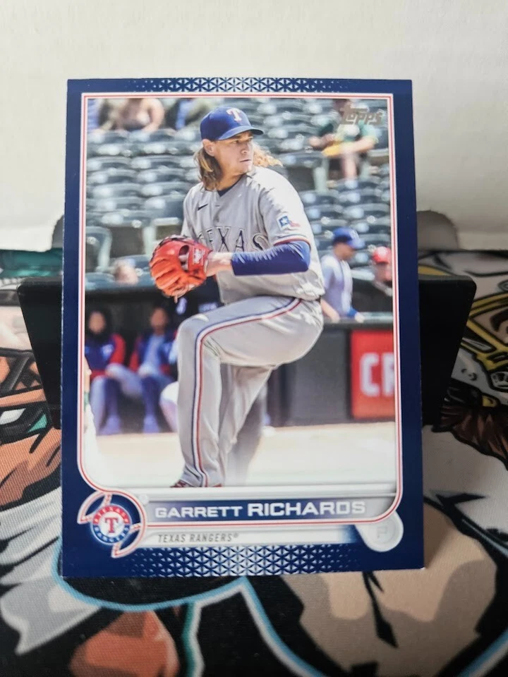 2022 Topps Update Royal Blue #US198 Garrett Richards Texas Rangers - Image 1 of 1