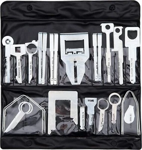 SPECIALIST 36 PIECES CAR CD RADIO STEREO HEADUNIT REMOVAL RELEASE KEY TOOL SET - Picture 1 of 1