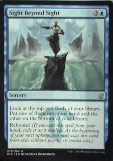 Sight Beyond Sight - Dragons of Tarkir: #75, Magic: The Gathering Nm R120 - Image 1 of 1