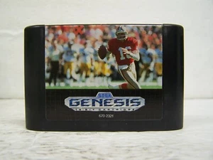 NFL Sports Talk Football '93 Starring Joe Montana Sega Genesis Cartridge - Picture 1 of 3