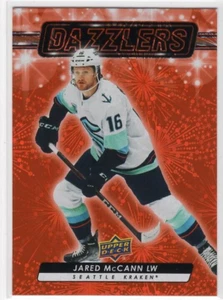 Jared McCann 23-24 Upper Deck Series 2 Dazzlers Orange DZ-77 Seattle Kraken - Bild 1 von 1