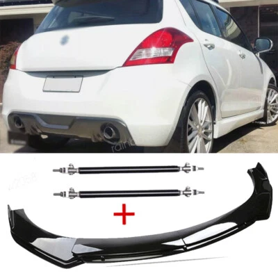 For Suzuki Swift 89-2020 Front Bumper Lip Spoiler Splitter Body Kit Strut Rods Foto 1 de 4