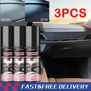 3PCS Car Interior Cleaner 100ml Car Interior Cleaner, Vehicle Interior Polish - Picture 1 of 14