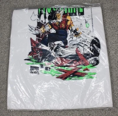 Camiseta de Wolverine de Colección Años 90 Imágenes de Cómic Marvel NIÑOS L 14/16 Hecho Juvenil. Sello Foto 1 de 4