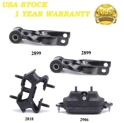 4 piezas motor delantero y montaje de transmisión apto para Chevrolet Uplander 2007-2009 3,9 L Foto 1 de 4