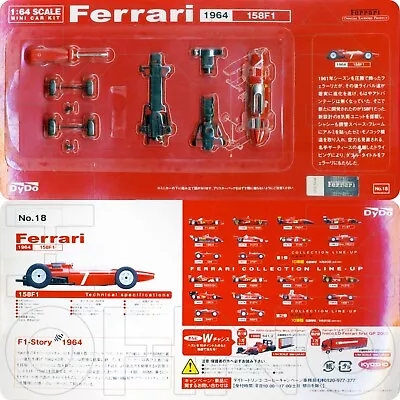 FERRARI 158F1 #7 1964 JOHN SURTEES MINI KIT COCHE KYOSHO DYDO post 156F1 1:64 NUEVO Foto 1 de 4