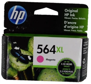 CARTUCHO DE TINTA ORIGINAL HP 564XL MAGANTA ALTO RENDIMIENTO 2,5X MÁS PÁGINAS CADUCIDAD 4/2023 - Imagen 1 de 1