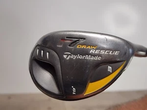 RH Taylormade R7 Draw Rescue 3 Wood 19* Regular Flex - Picture 1 of 7