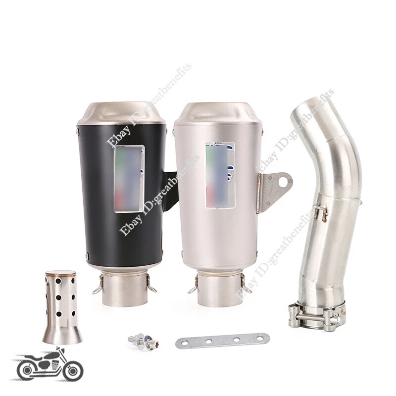 Silenciador silenciador de conexión de tubo de escape medio 51 mm para BMW C650 Sport 2016-2020 Foto 1 de 4