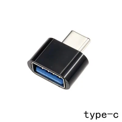 Type-C to USB Adapter 2.0 USB-C 3.1 Male OTG A Female Data Connector Converter - Image 1 of 3