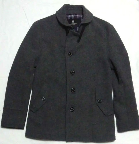 Cappotto uomo lana BURBERRY BLACK LABEL etichetta nera