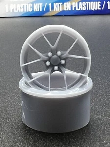Revell 2022 Corvette Stingray Z51 Rims Only Upgrade Resin Printed - Picture 1 of 4
