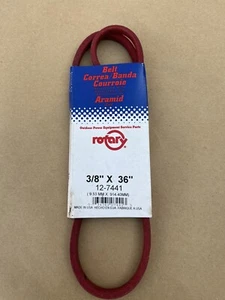 Rotary #12-7441 PREMIUM QUALITY DRIVE BELT 3/8 X 36” Made In USA - Picture 1 of 4