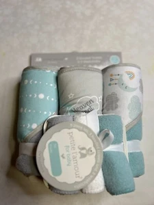 Petite L'amour 6-Piece Washcloths & Towels Set Baby Boys 0+ Months Multicolor - Picture 1 of 7