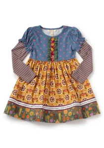 Matilda Jane Harvest Time Dress Girls Size 6 8 10 New In Bag Choose Your Path - Picture 1 of 4