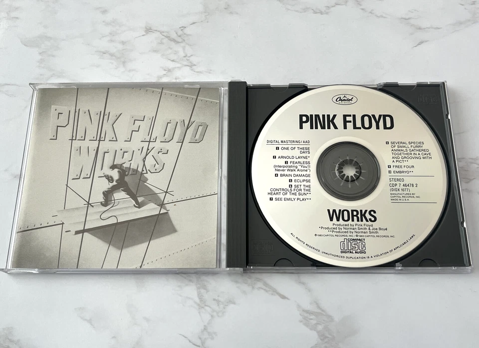 Pink Floyd Works CD Capitol CDP 7 46478 2 David Gilmour , Roger Waters OOP! Foto 1 de 4