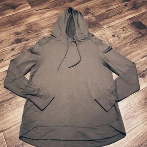 Hoodie Green Longsleeve Pullover Women's Thin Lightweight Shirt Sz S (4-6) - Picture 1 of 6