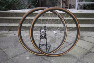 26" Shimano 600 HB 6400 FH 6402 Hub / Wolber TX Profil / 650C Clincher Wheels - Bild 1 von 21