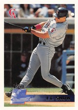 J.T. Snow 1996 Topps 59  California Angels