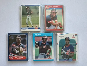 Cleveland Indians 1984-88 Fleer base team sets (5 set lot w/Carter+Franco, more) - Picture 1 of 1