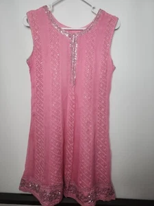 Abito pakistano rosa e argento (piccolo?) (1-9) - Foto 1 di 4