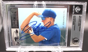 DEREK LOWE SIGNED 1994 UPPER DECK MINORS #89 ROOKIE CARD RC BECKETT BGS AUTO BAS - Picture 1 of 2