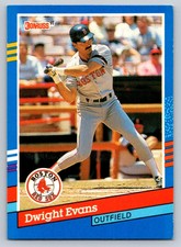 1991 Donruss Baseball Card #122 Dwight Evans