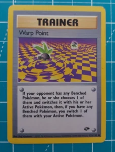 Entrenador Warp Point 126/132 Gimnasio Desafío Ilimitado WotC 2000 Pokemon TCG CASI NUEVO- - Imagen 1 de 2